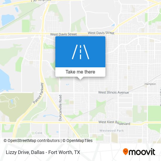 Mapa de Lizzy Drive