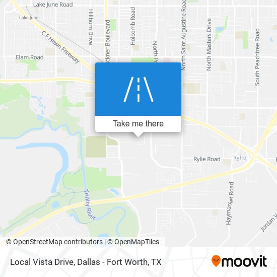 Mapa de Local Vista Drive