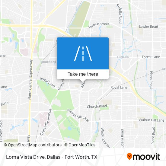 Loma Vista Drive map