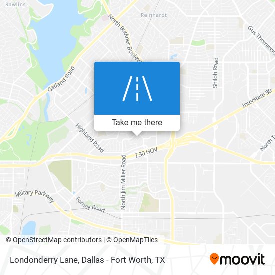 Londonderry Lane map