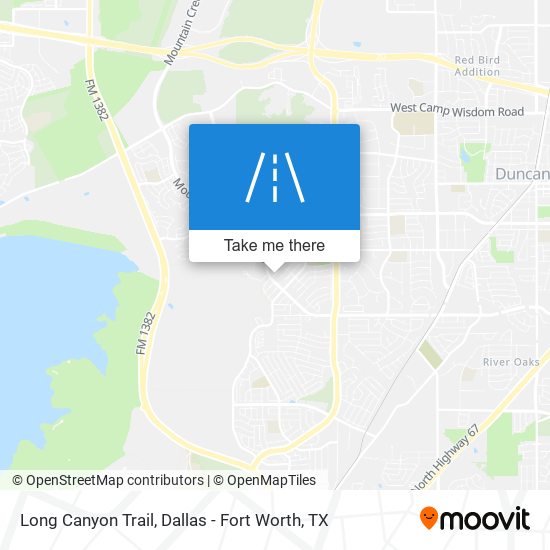 Mapa de Long Canyon Trail