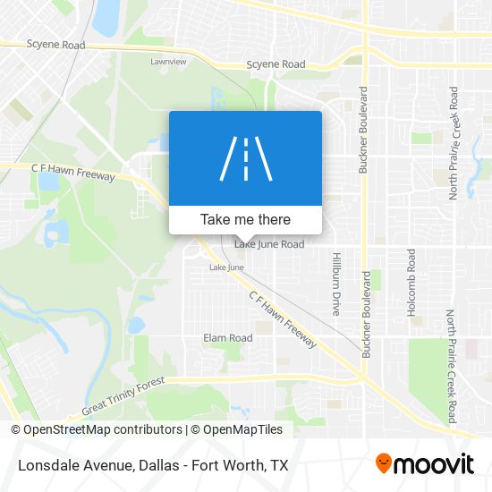 Lonsdale Avenue map