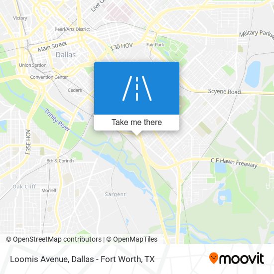 Mapa de Loomis Avenue