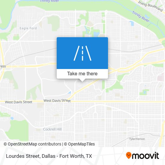 Lourdes Street map