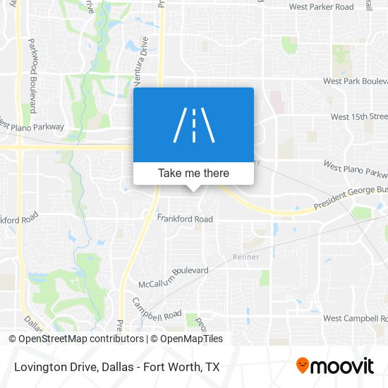 Mapa de Lovington Drive