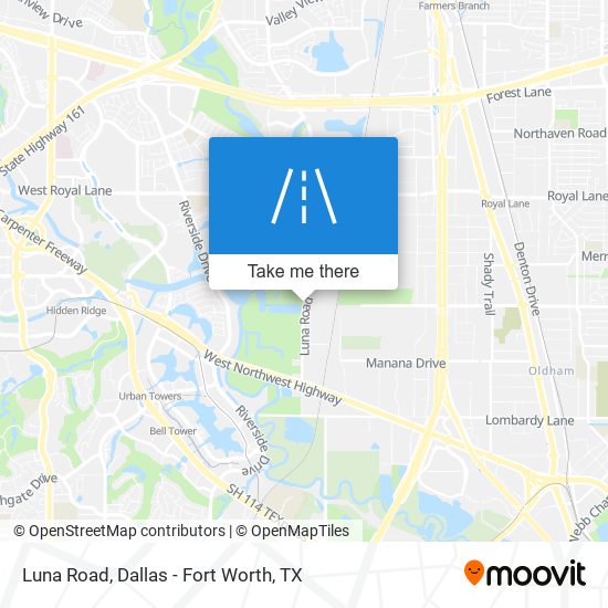 Mapa de Luna Road