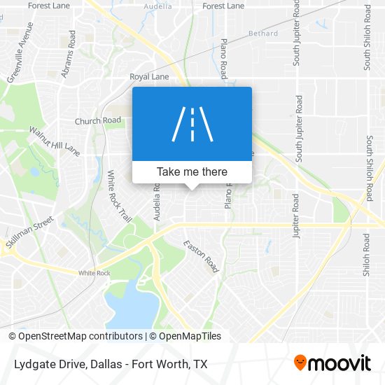 Lydgate Drive map