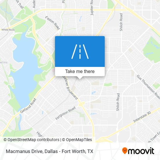 Macmanus Drive map