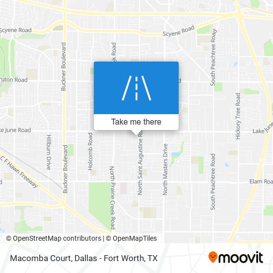 Macomba Court map