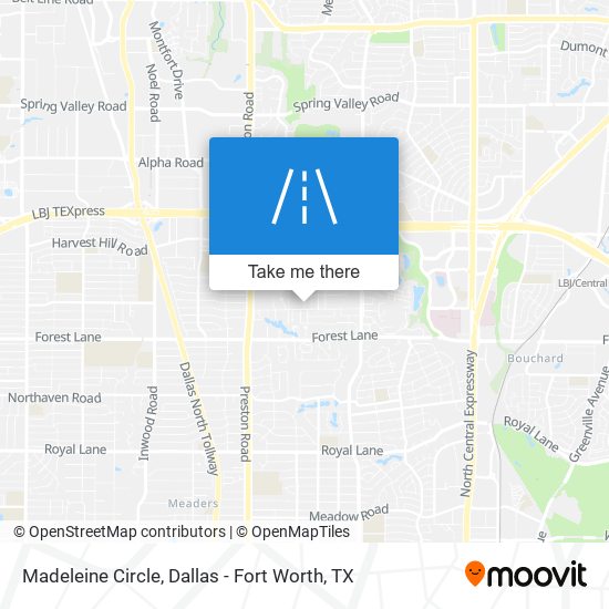 Madeleine Circle map
