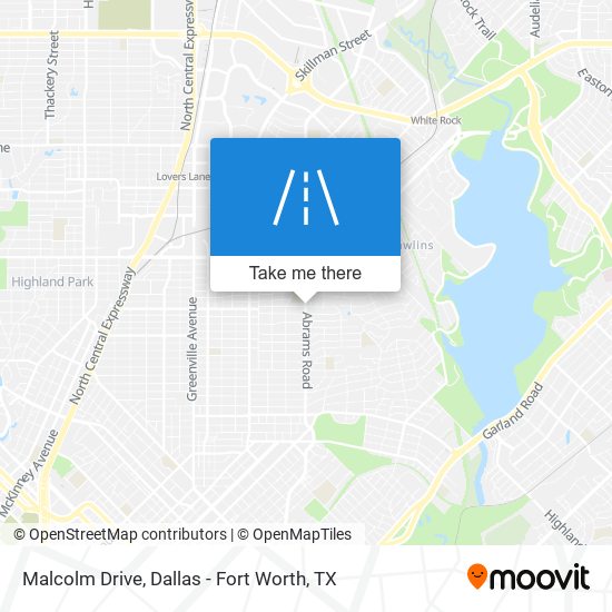 Malcolm Drive map
