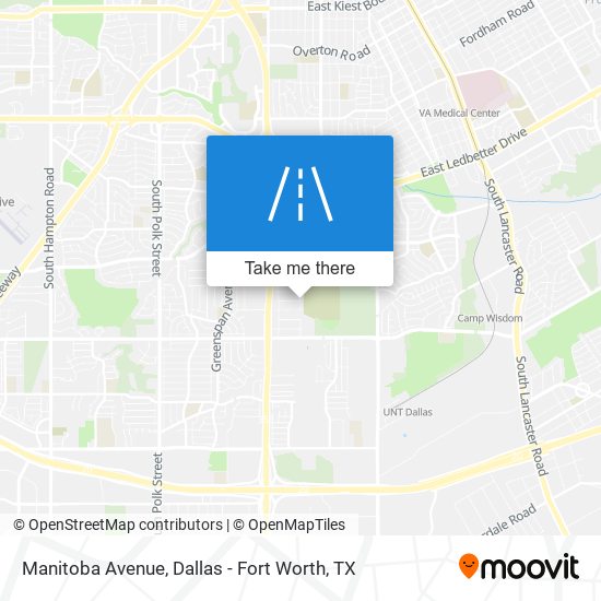 Mapa de Manitoba Avenue