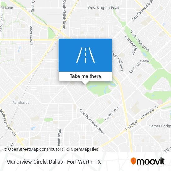 Manorview Circle map