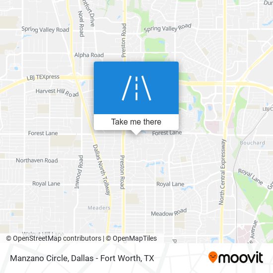 Mapa de Manzano Circle