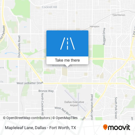 Mapleleaf Lane map