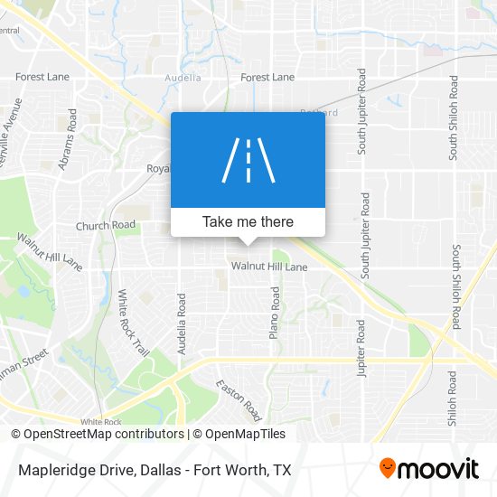 Mapleridge Drive map
