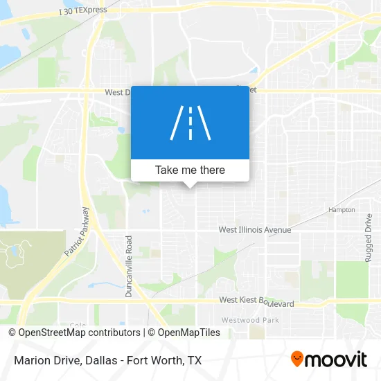 Marion Drive map