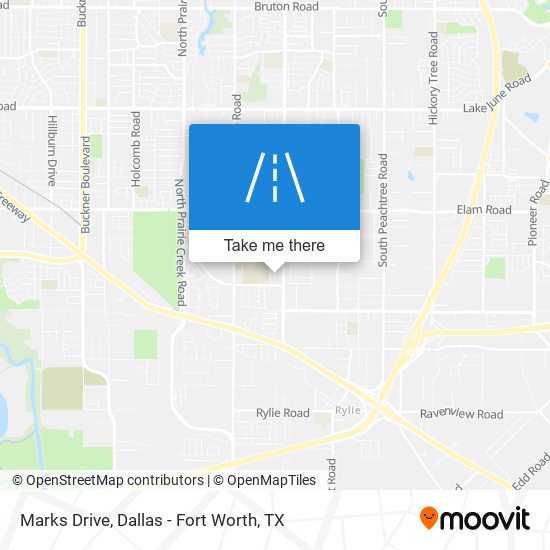 Marks Drive map