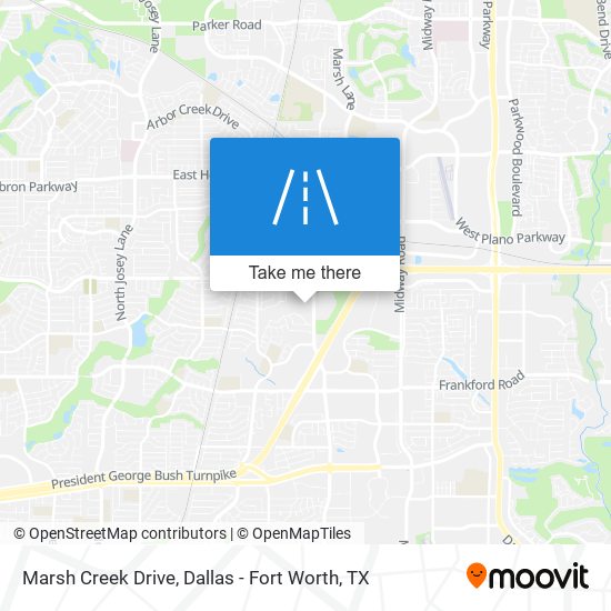 Marsh Creek Drive map