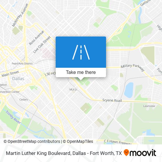 Mapa de Martin Luther King Boulevard