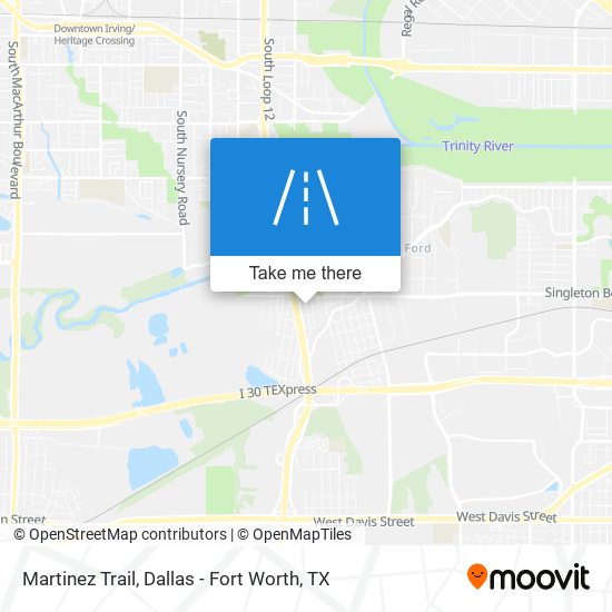 Martinez Trail map