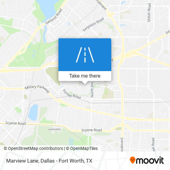 Marview Lane map