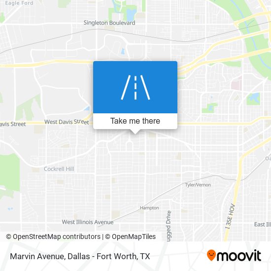 Marvin Avenue map