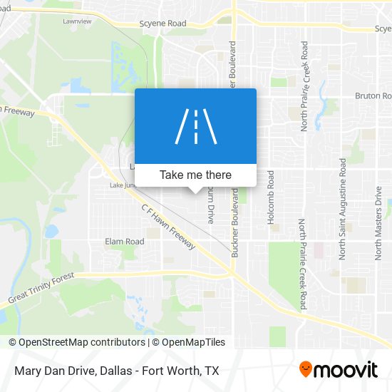 Mary Dan Drive map