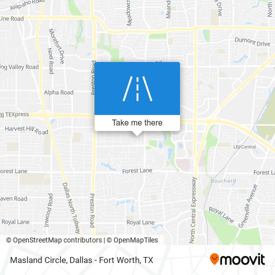 Masland Circle map