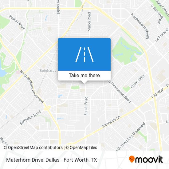 Materhorn Drive map
