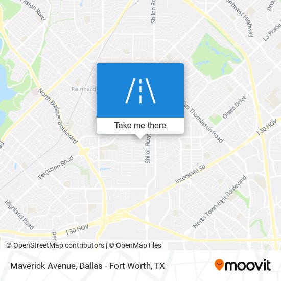 Maverick Avenue map