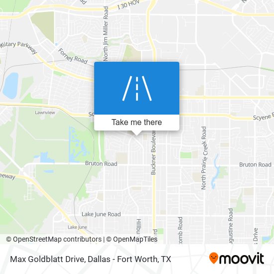 Max Goldblatt Drive map