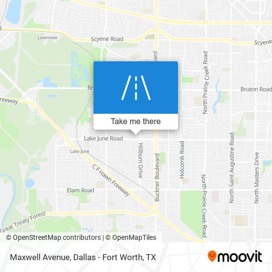 Mapa de Maxwell Avenue