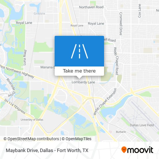 Maybank Drive map