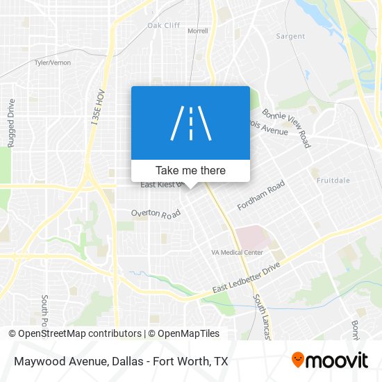 Maywood Avenue map