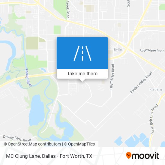 MC Clung Lane map