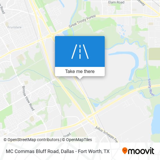 MC Commas Bluff Road map
