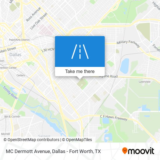 MC Dermott Avenue map