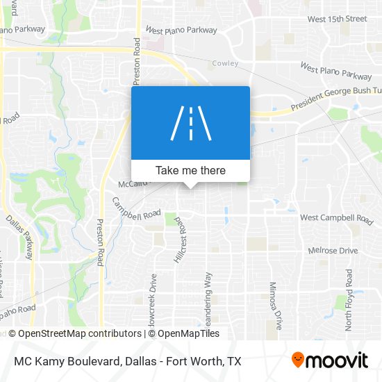 MC Kamy Boulevard map