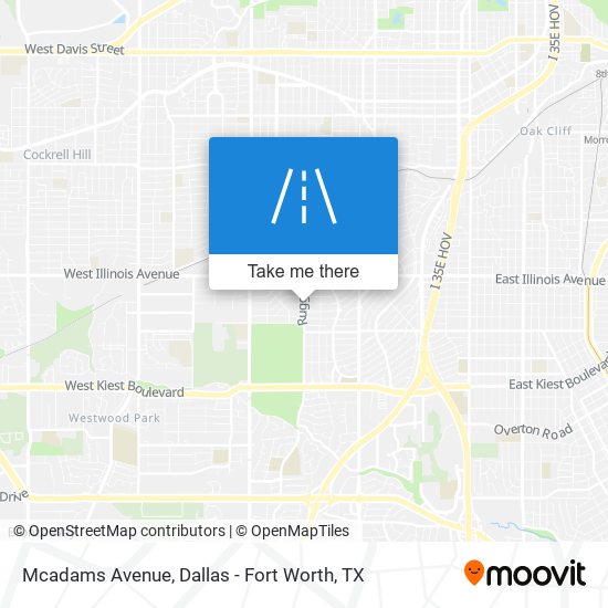Mcadams Avenue map