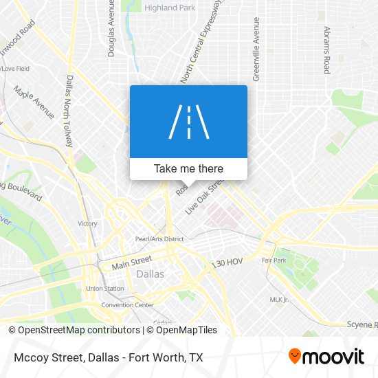 Mccoy Street map