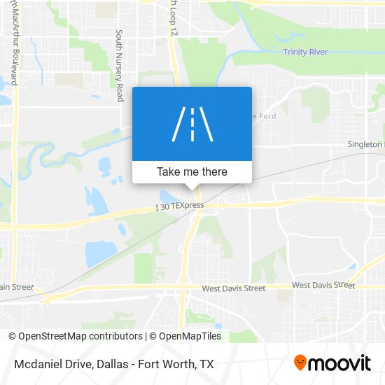 Mapa de Mcdaniel Drive
