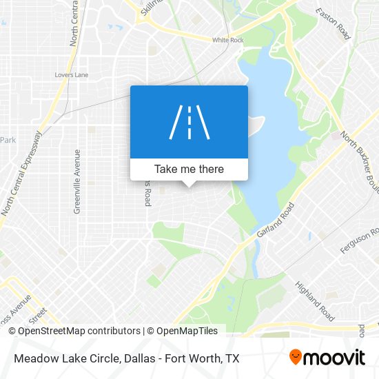 Meadow Lake Circle map