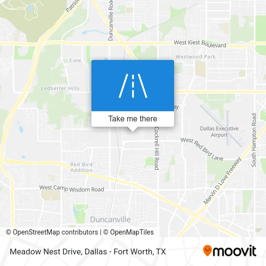 Meadow Nest Drive map
