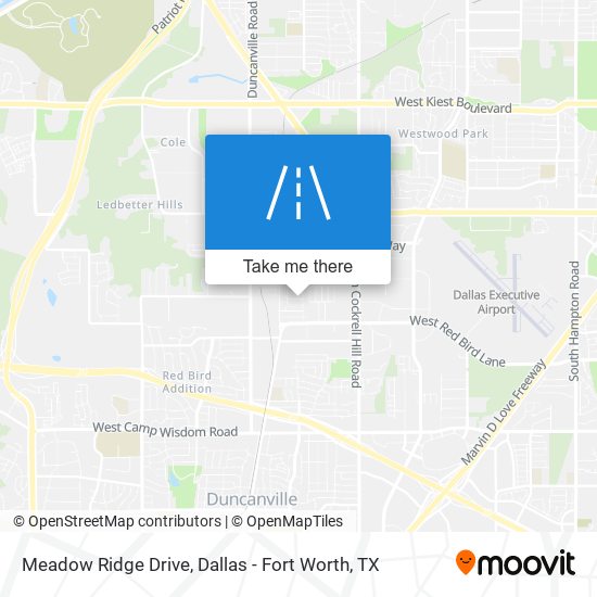 Meadow Ridge Drive map