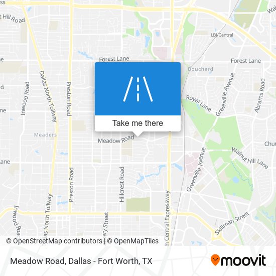Mapa de Meadow Road