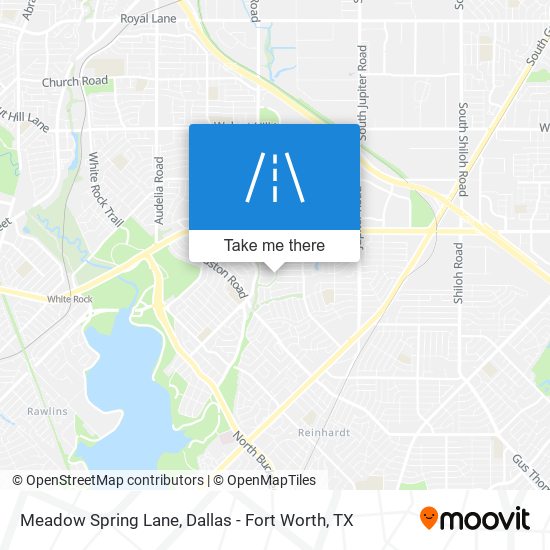 Meadow Spring Lane map