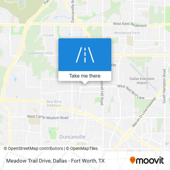 Meadow Trail Drive map
