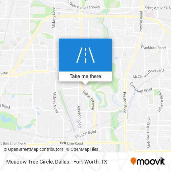Meadow Tree Circle map