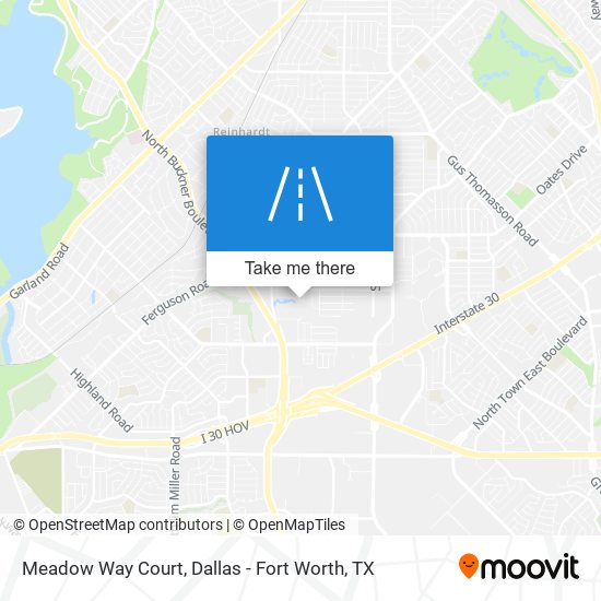 Meadow Way Court map